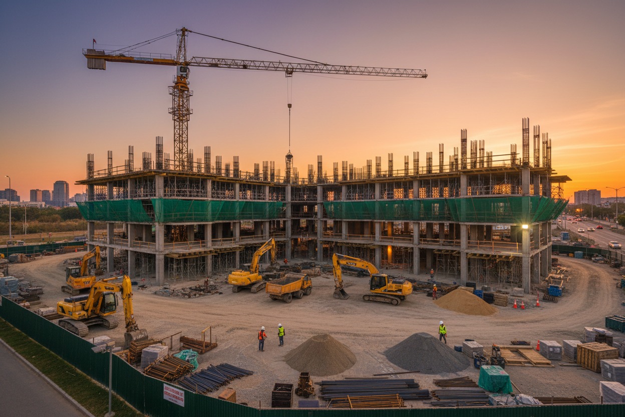 building site construction